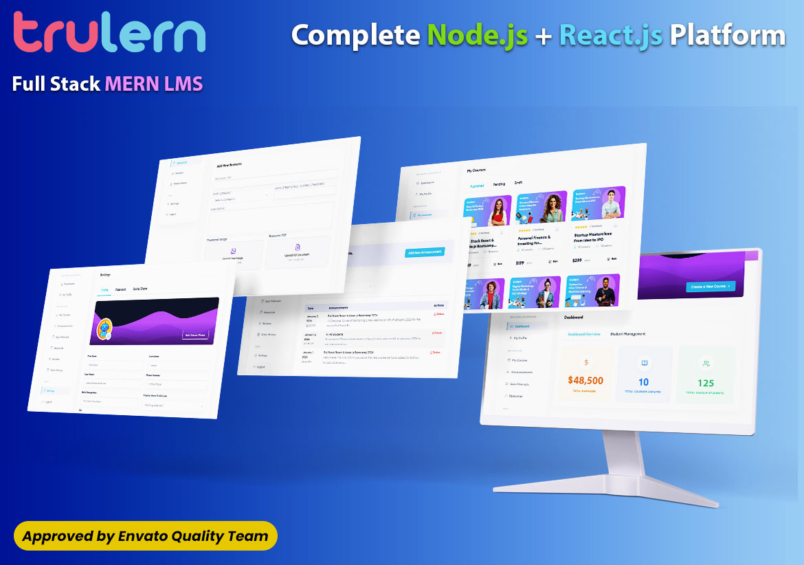 Meet the World’s First Commercially Available Node.js & React MERN Stack LMS.